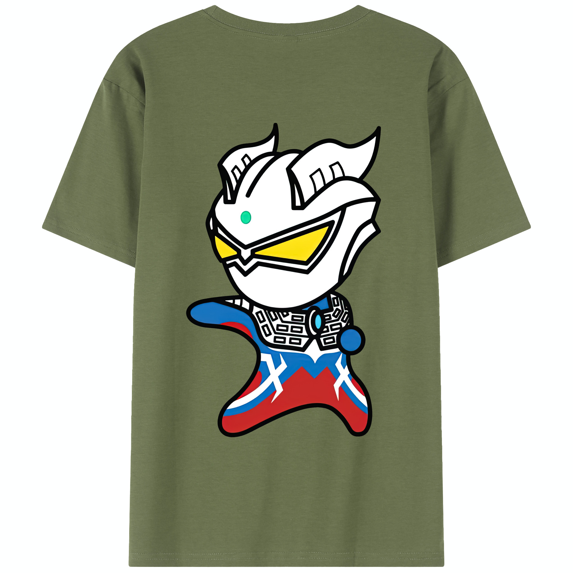 （画像用） ウルトラマン Ultraman 綿100％半袖Tシャツ（背面プリント）